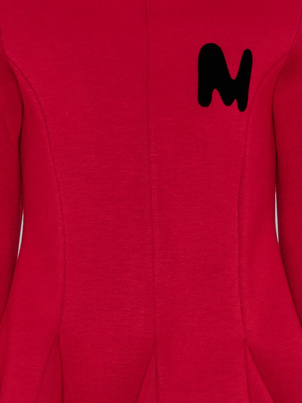 MSGM Kids Jurk met logopatch Rood