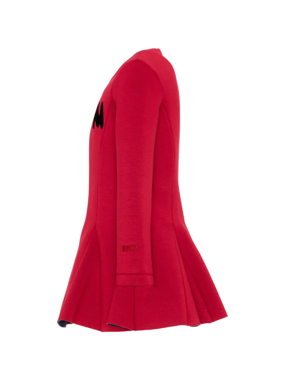 MSGM Kids Jurk met logopatch Rood
