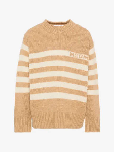 MSGM Kids pull à rayures