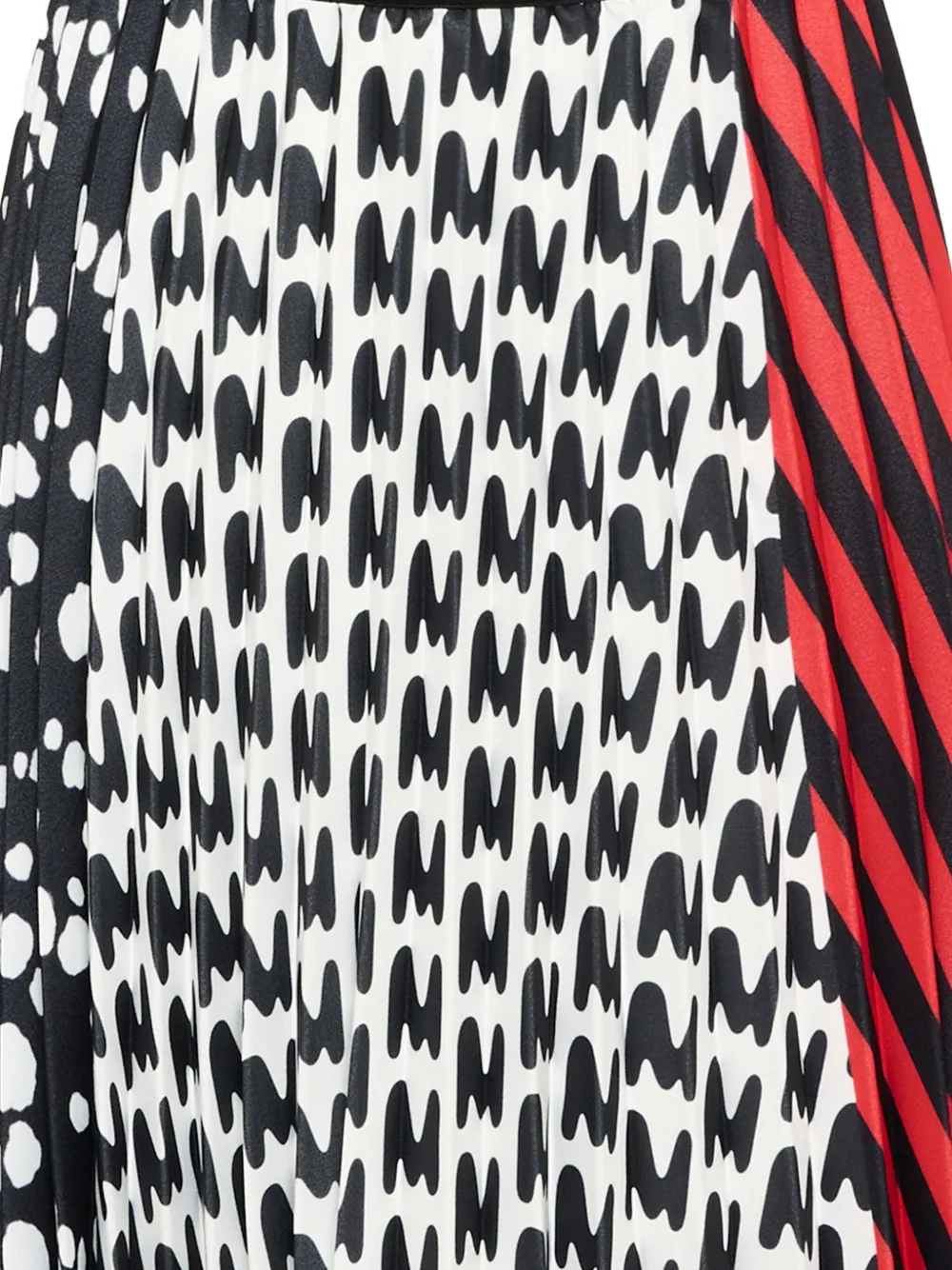MSGM Kids Rok met monogram Zwart