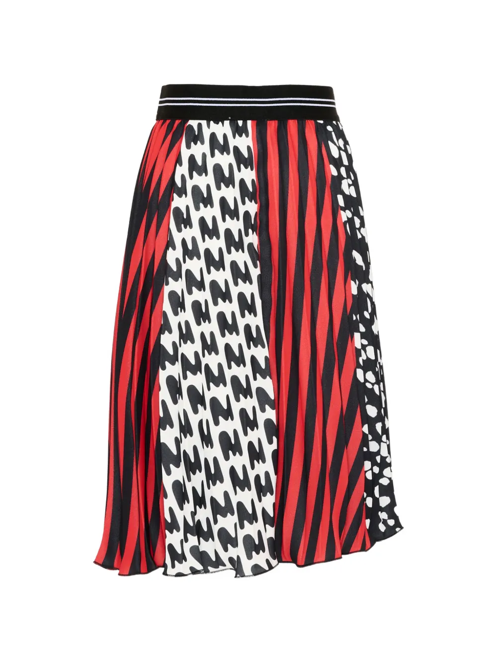 MSGM Kids Rok met monogram Zwart