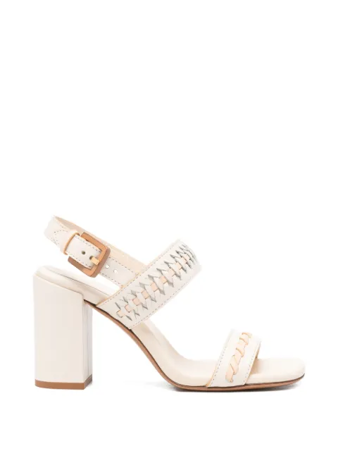 ZIMMERMANN Alchemy woven-strap block-heel sandals