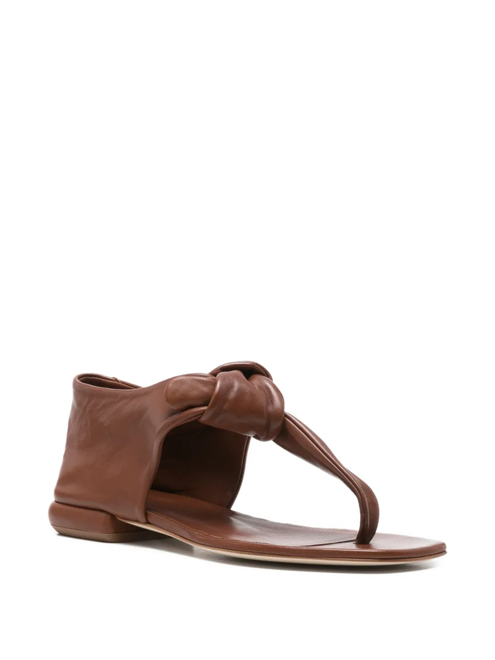 Officine Creative Suki knotted sandals Bruin