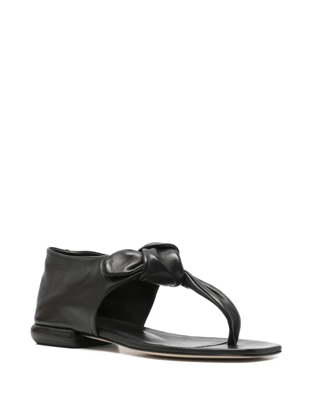 Officine Creative Suki knot-detail sandals Zwart
