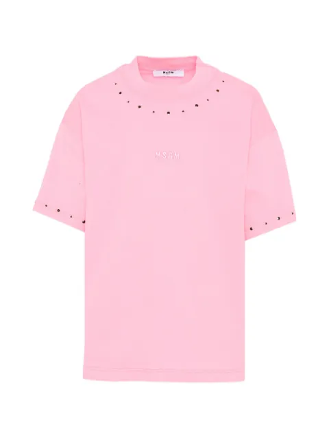 MSGM Kids studded T-shirt