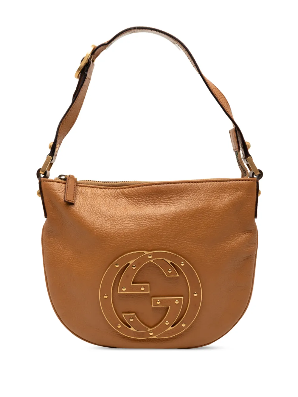 Gucci Pre-Owned 2000-2015 Small Leather Blondie hobo bag - Marrone