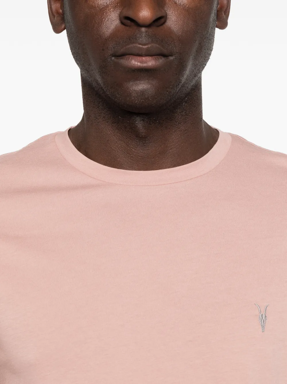 AllSaints Drie T-shirts met geborduurd logo Wit