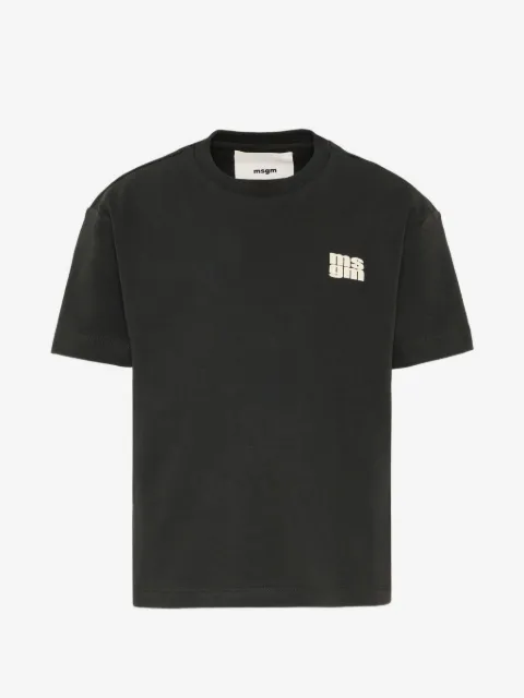 MSGM Kids logo T-shirt