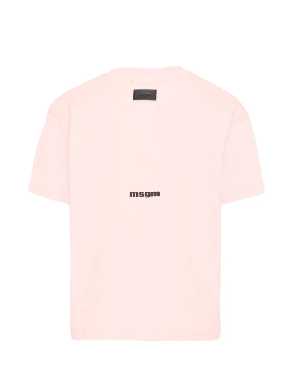 MSGM Kids T-shirt met logo Roze