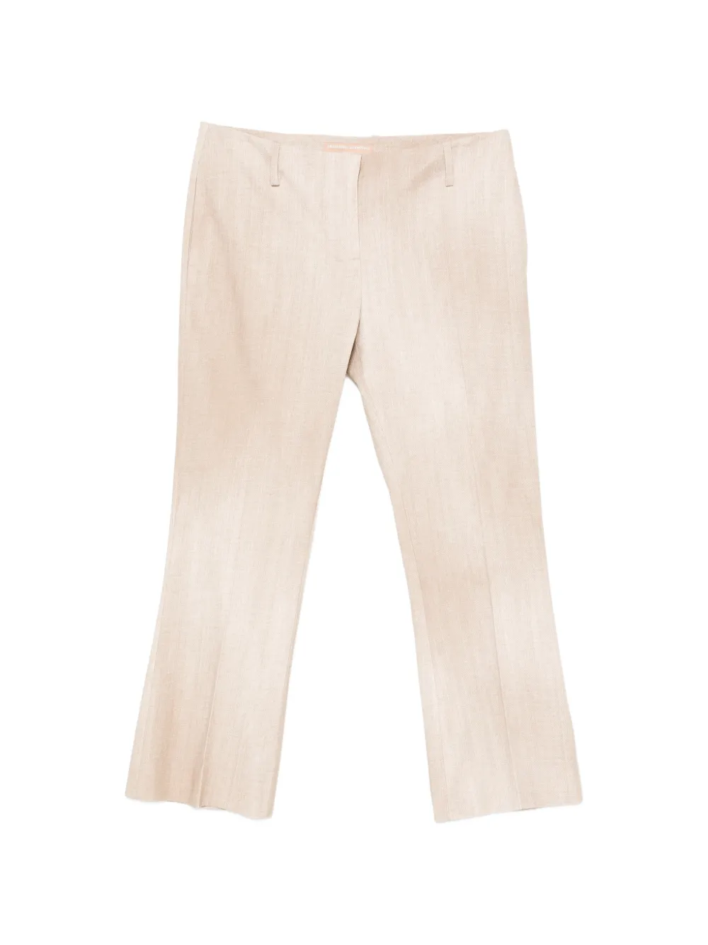 Ermanno Scervino Emy textured cropped trousers - Nude