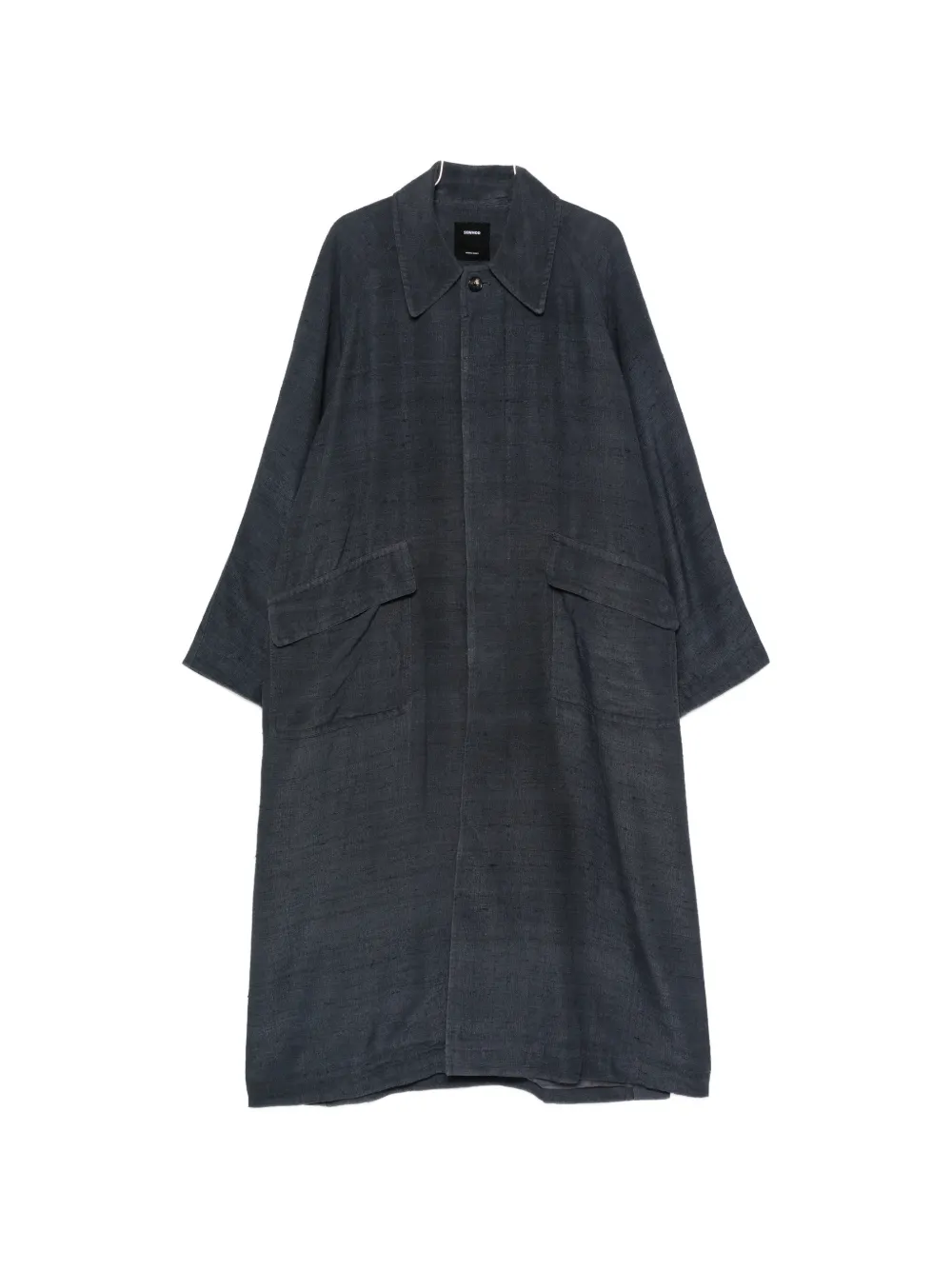 SEWMOD raglan-sleeve overcoat - Blue