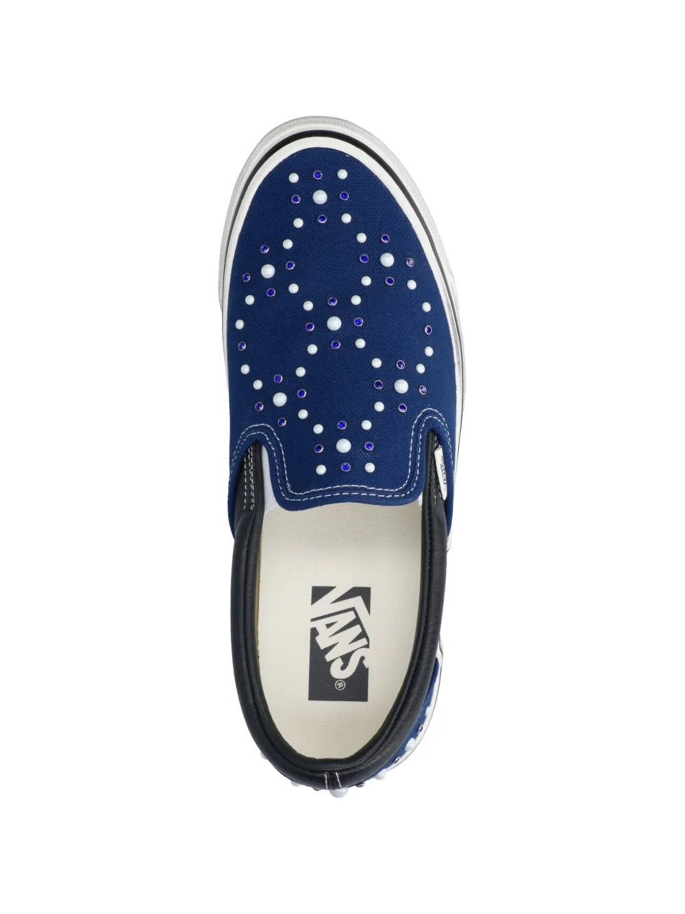 Vans Premium slip-on sneakers met parels Blauw