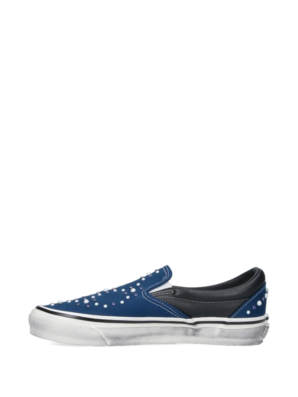 Vans Premium slip-on sneakers met parels Blauw
