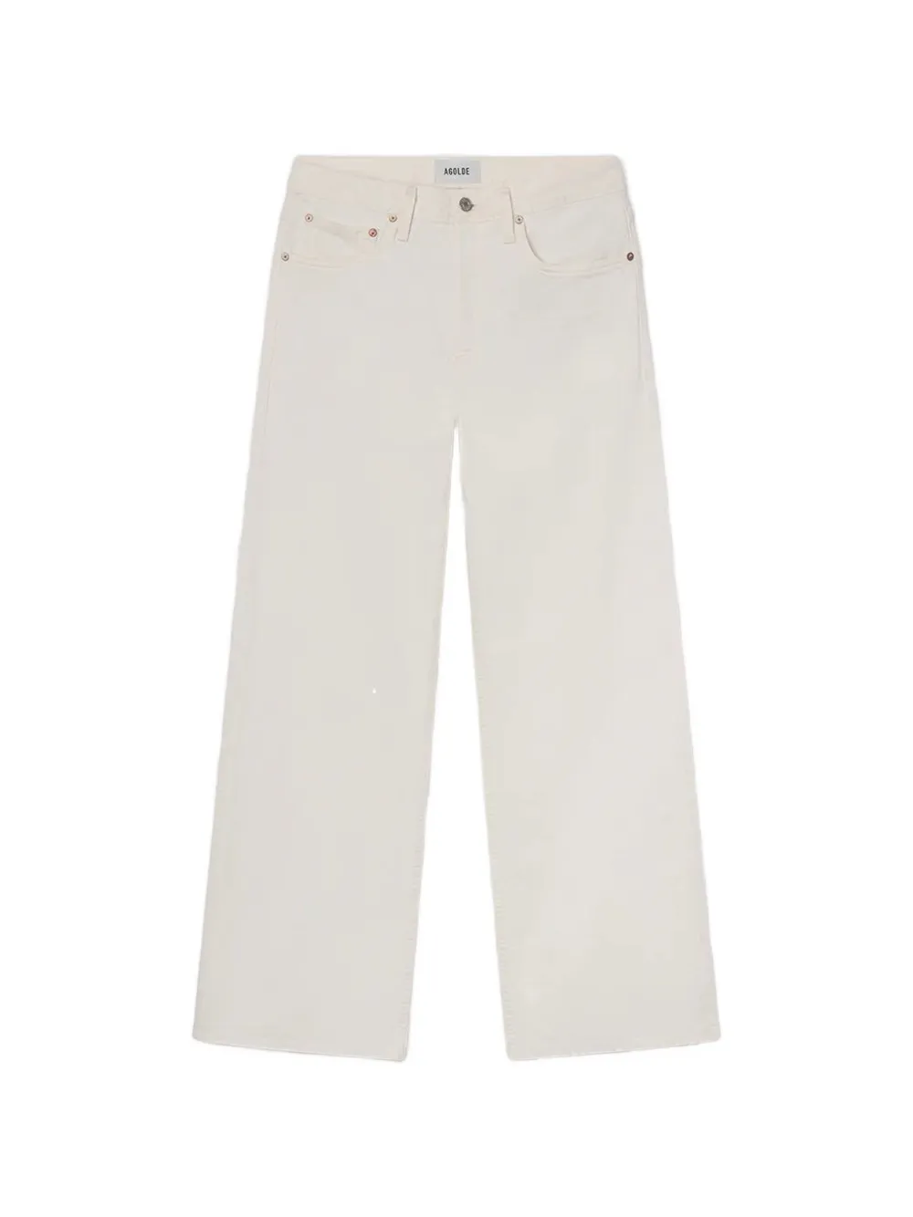 Agolde Relaxed-fit Jeans In White