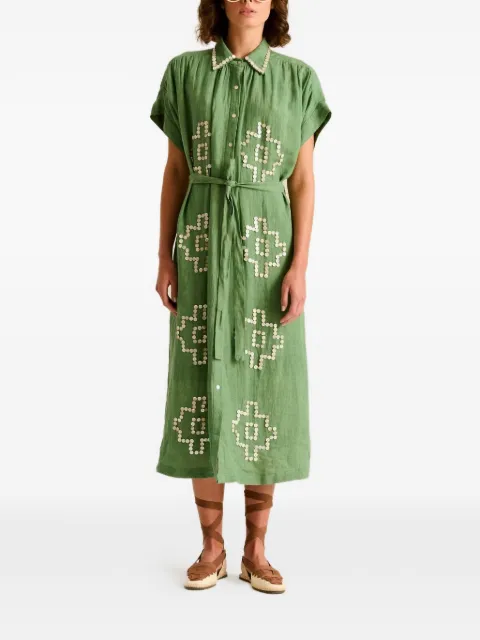 Carolina K embellished collared dress