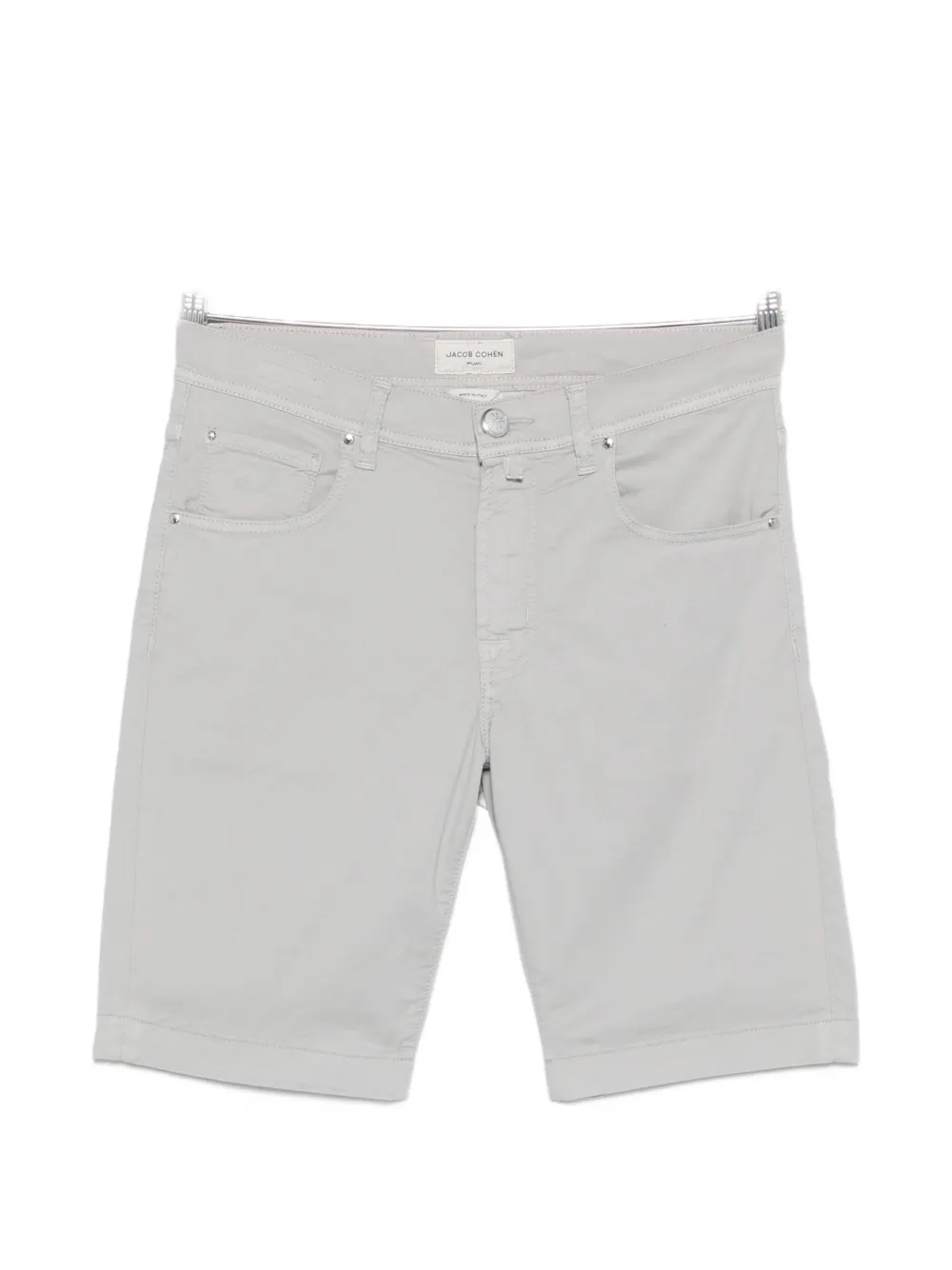 Jacob Cohën Nicolas logo-patch pocket shorts - Grigio