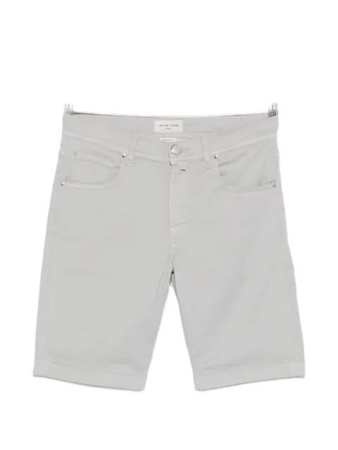 Jacob Cohën Nicolas logo-patch pocket shorts