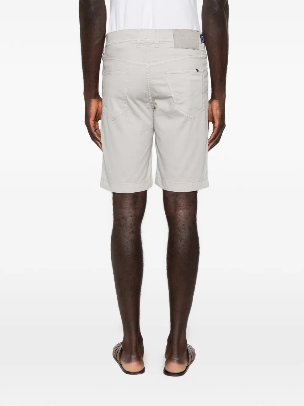 Jacob Cohën Nicolas shorts met logopatch Grijs