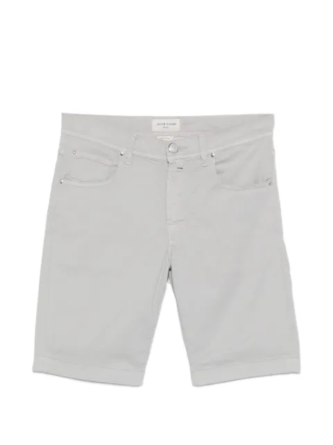 Jacob Cohën Nicolas logo-patch pocket shorts