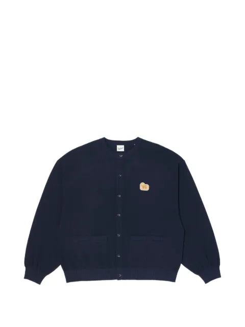 Woolrich pique-knit crew-neck cardigan