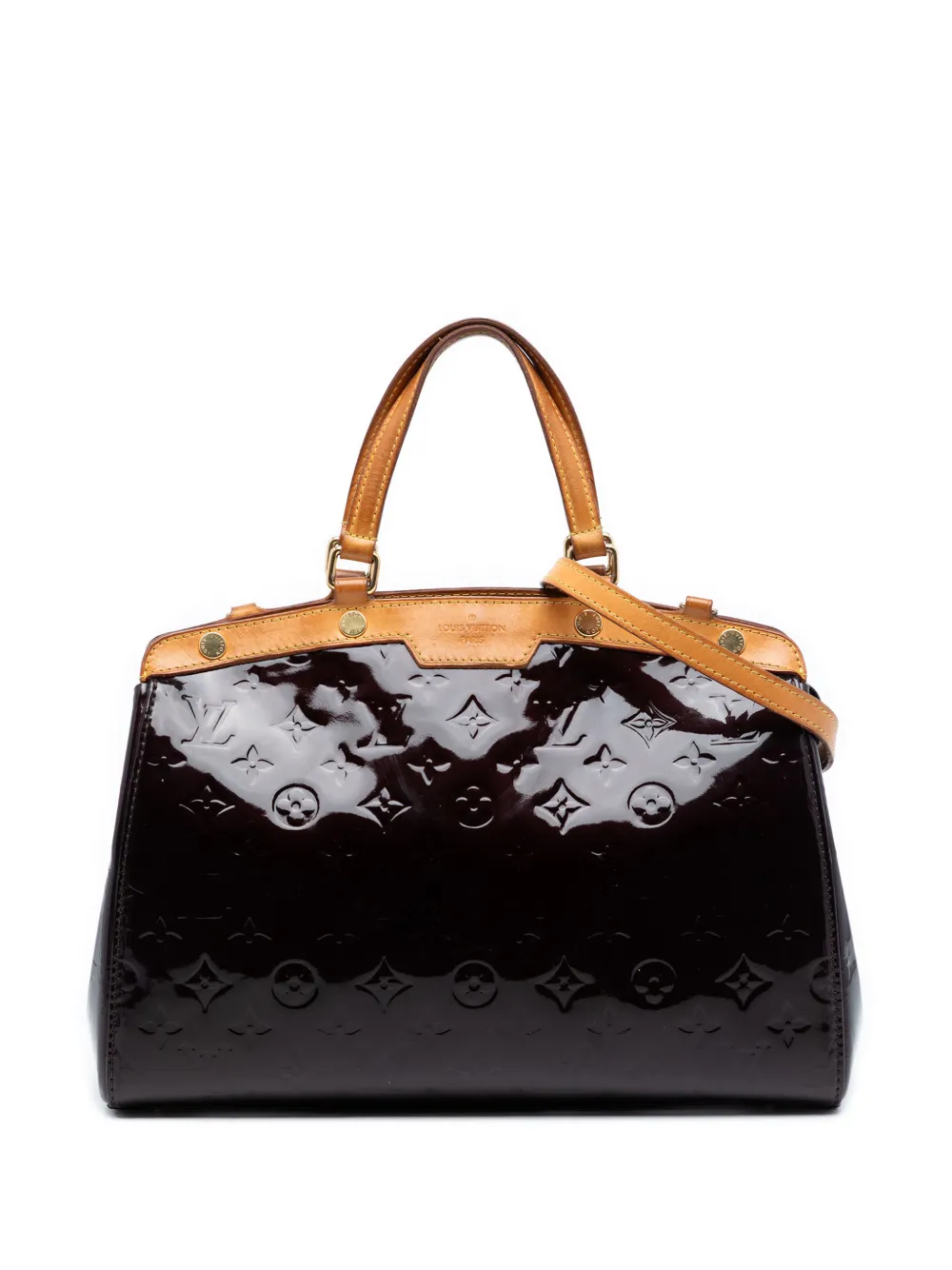 Louis Vuitton Pre-Owned 2012 Monogram Vernis Brea MM satchel - Violett