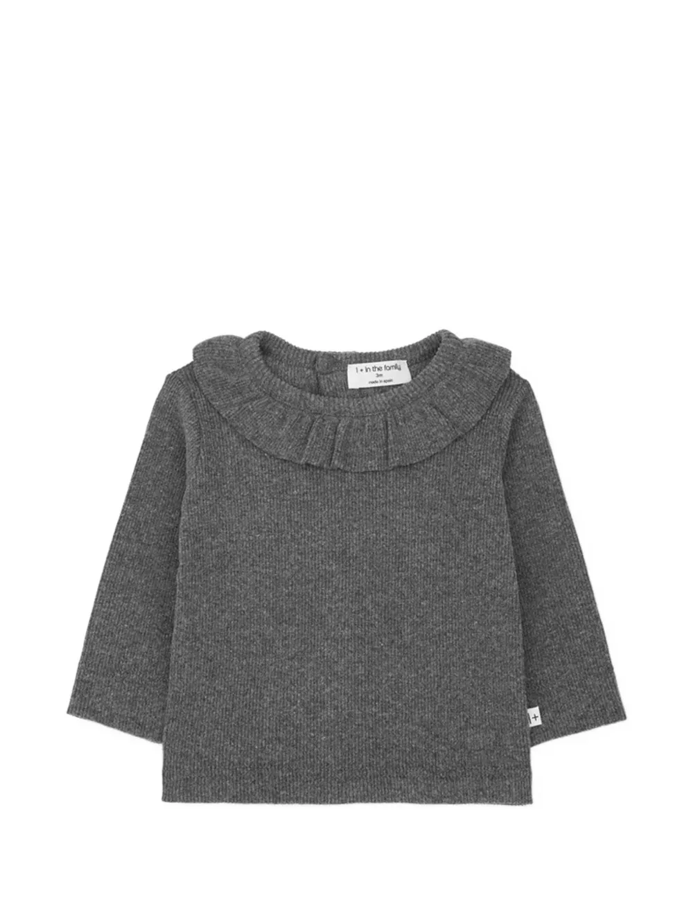 1+ In The Family Anna ruffled sweater - Grigio