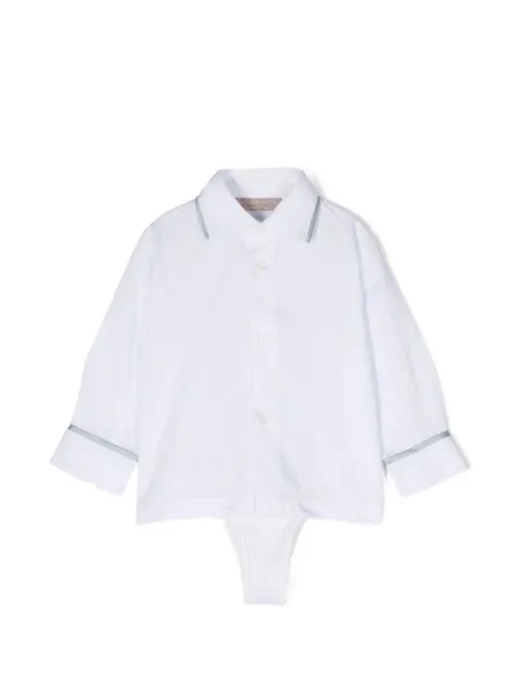 La Stupenderia layered-border shirt