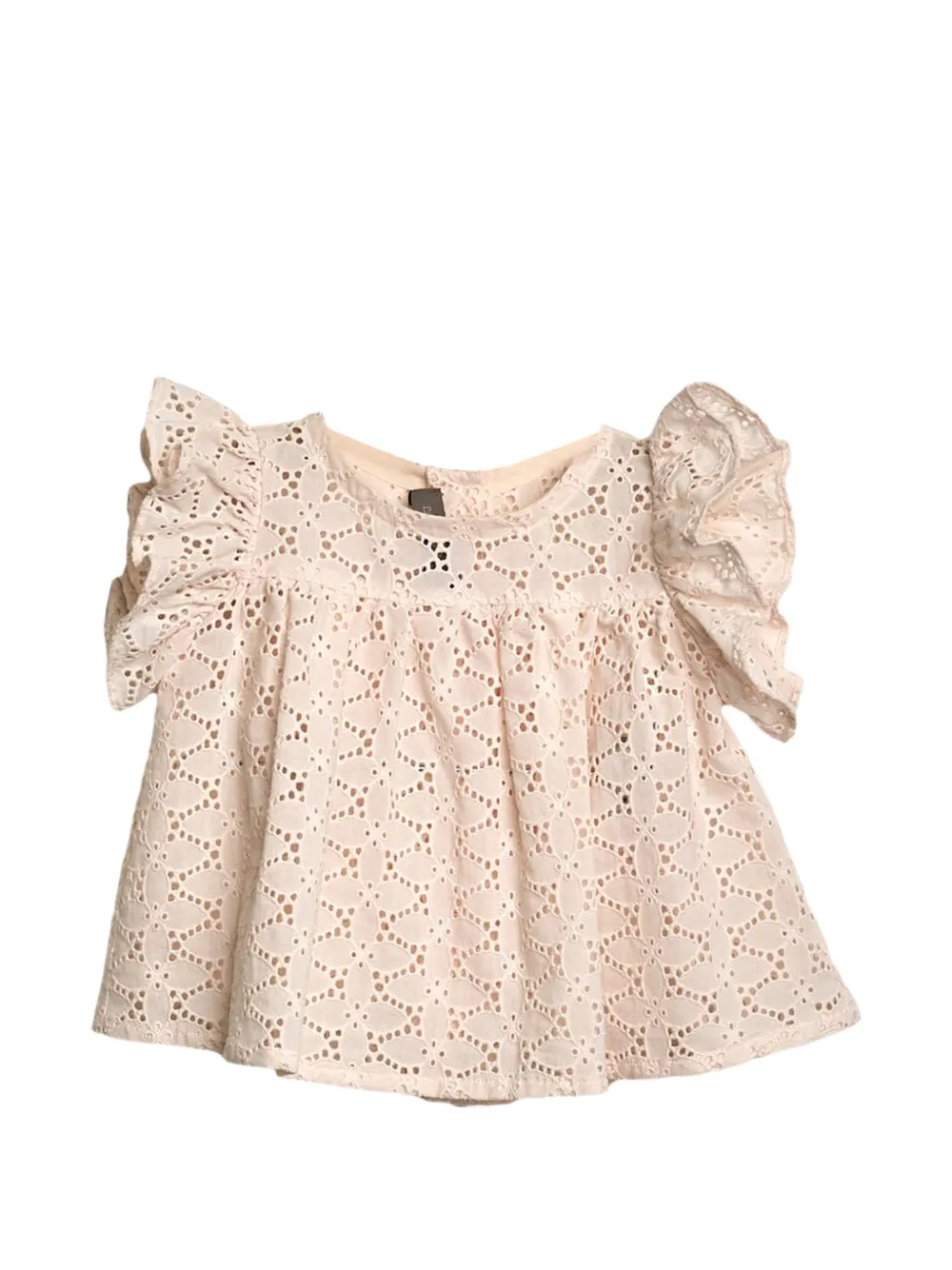 Little Bear lace ruffled blouse - Rosa