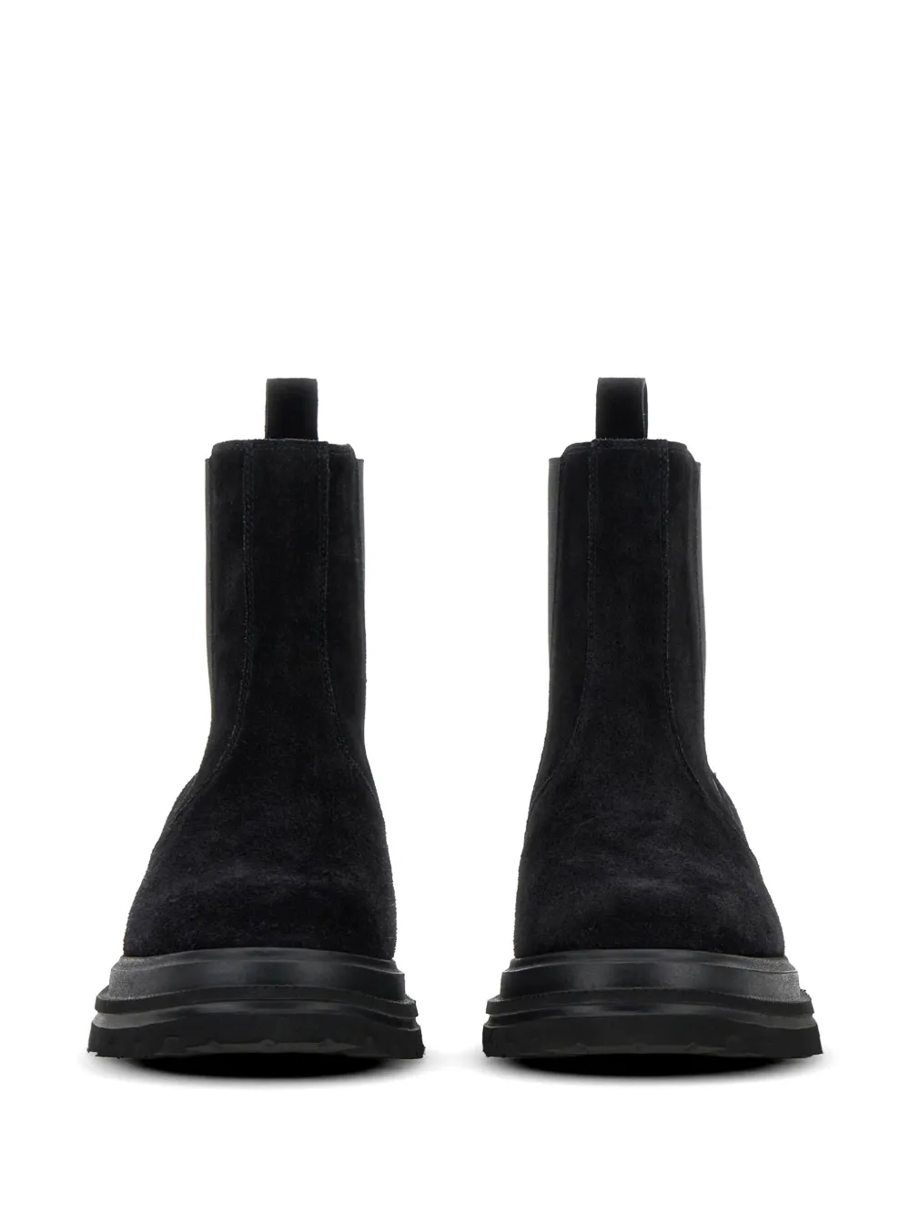 Hogan elastic suede ankle boots Zwart