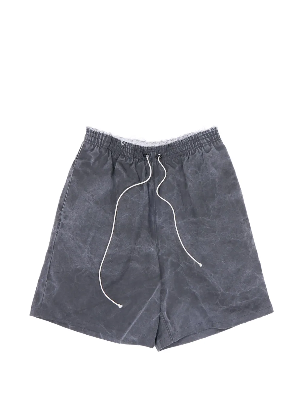 Camiel Fortgens drawstring washed-effect bermuda shorts - Grau