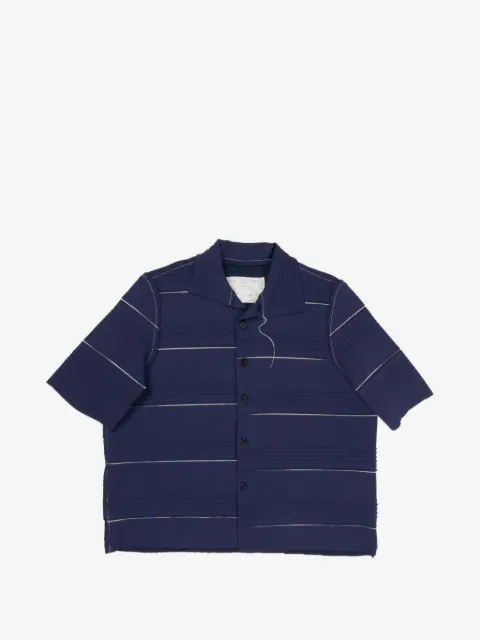 Camiel Fortgens ribbed striped polo shirt