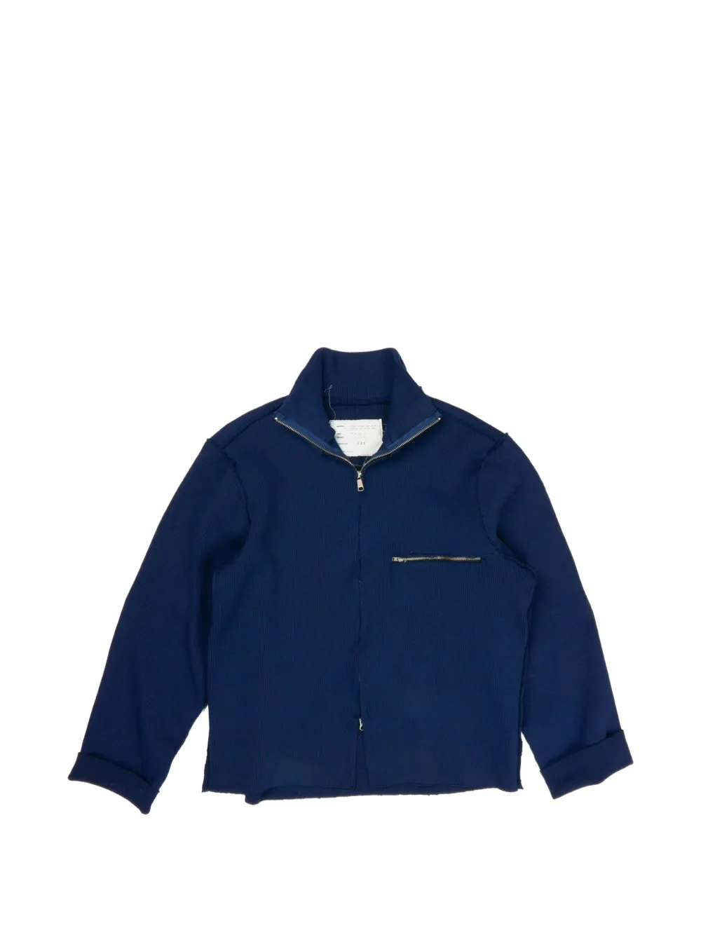 Camiel Fortgens zip-up cardigan - Blue