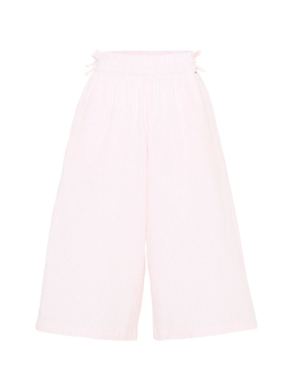 Molo striped seersucker trousers - Rosa