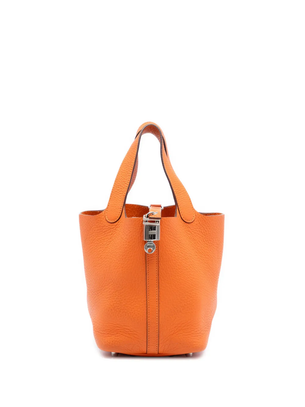 Hermès Pre-Owned 2014 Clemence Picotin Lock 18 handbag - Orange