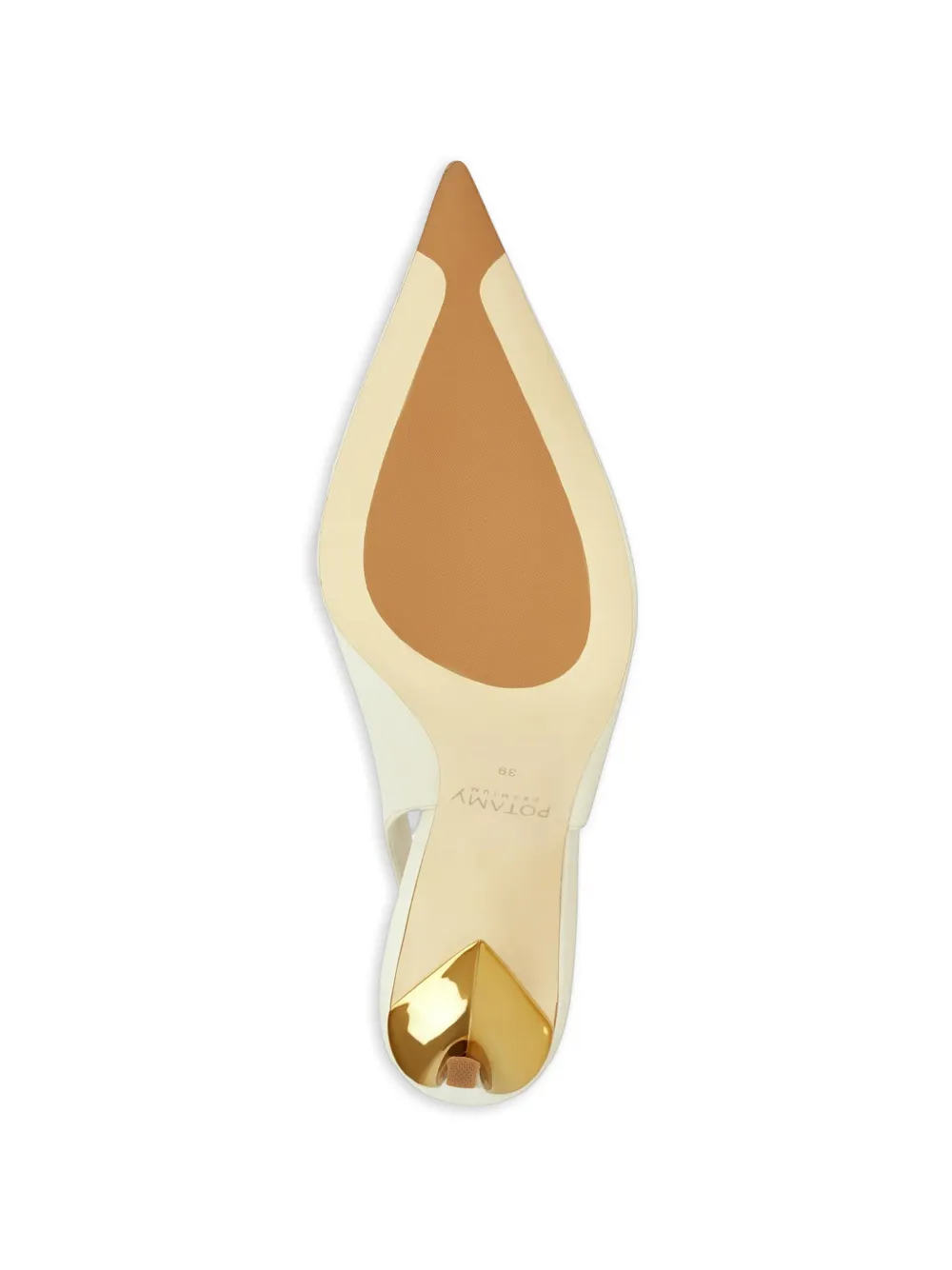 POTAMY Slingback pumps Wit