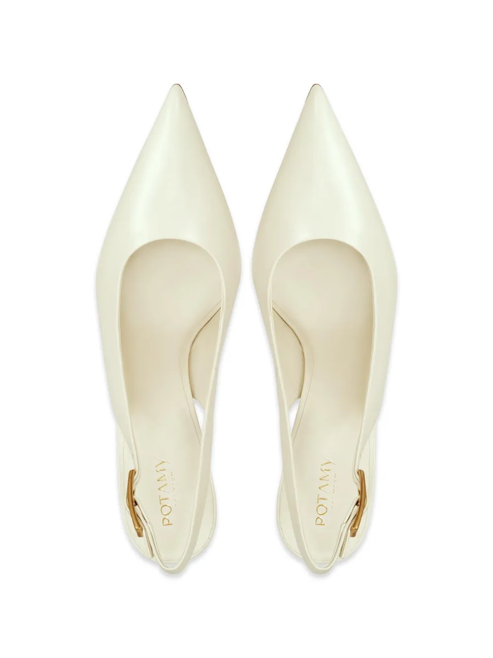 POTAMY Slingback pumps Wit