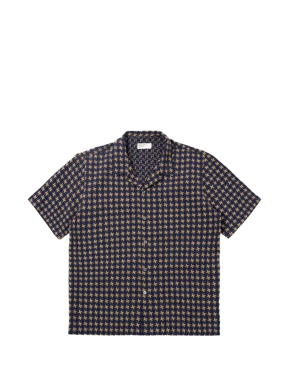 Universal Works Road patterned shirt - Blu