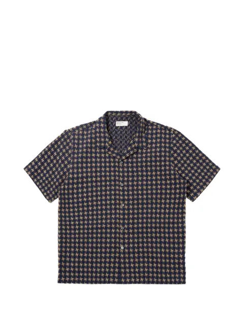Universal Works Road patterned shirt