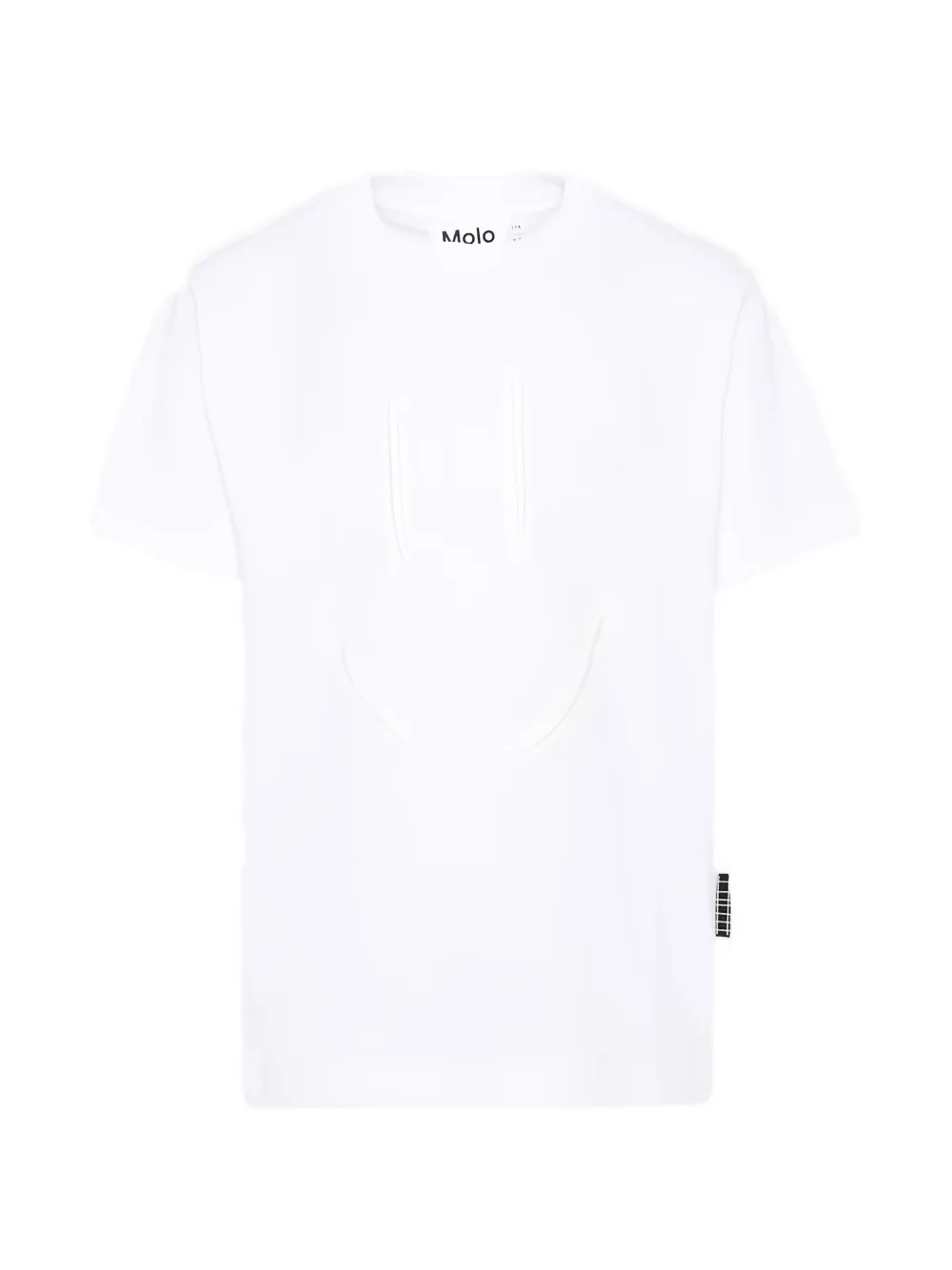 Molo Riley smiley-face T-shirt - Bianco