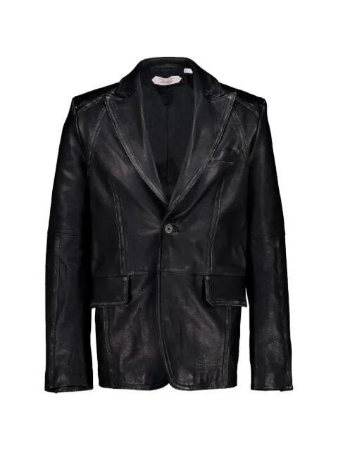 Off-White Bookish buffalo-leather jacket
