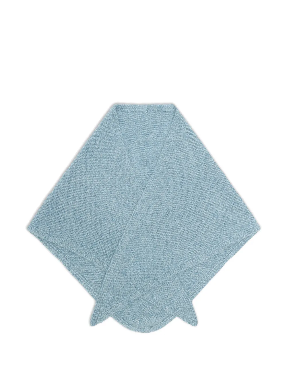 Emerson Renaldi triangle knitted scarf - Blu