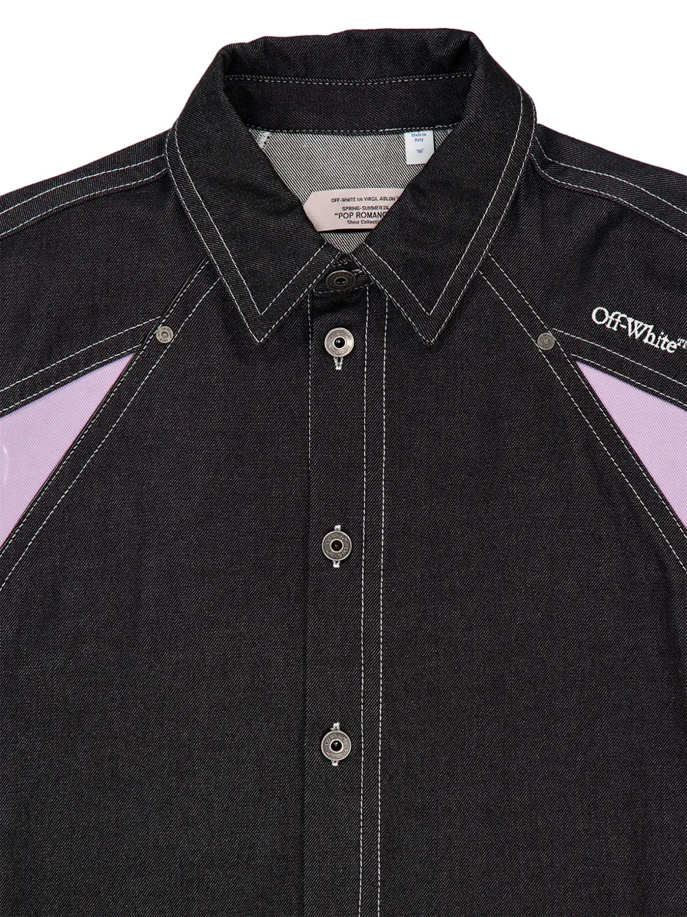 Off-White Denim overhemd Zwart