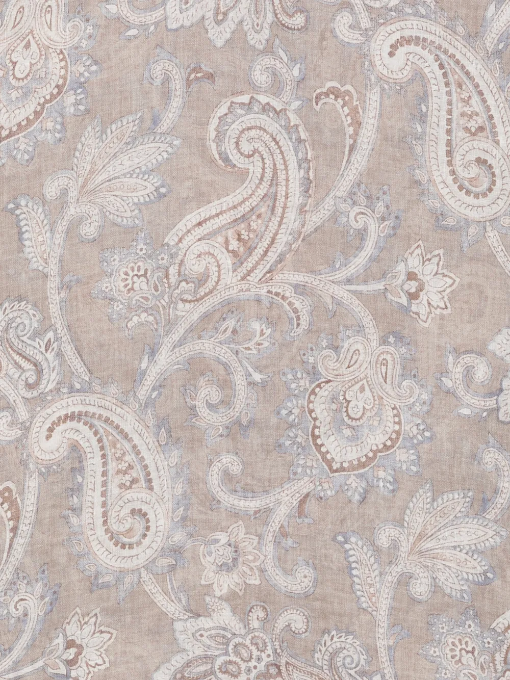 Dell'oglio Giglio sjaal met paisley-print Beige