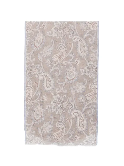 Dell'oglio Giglio paisley-pattern scarf