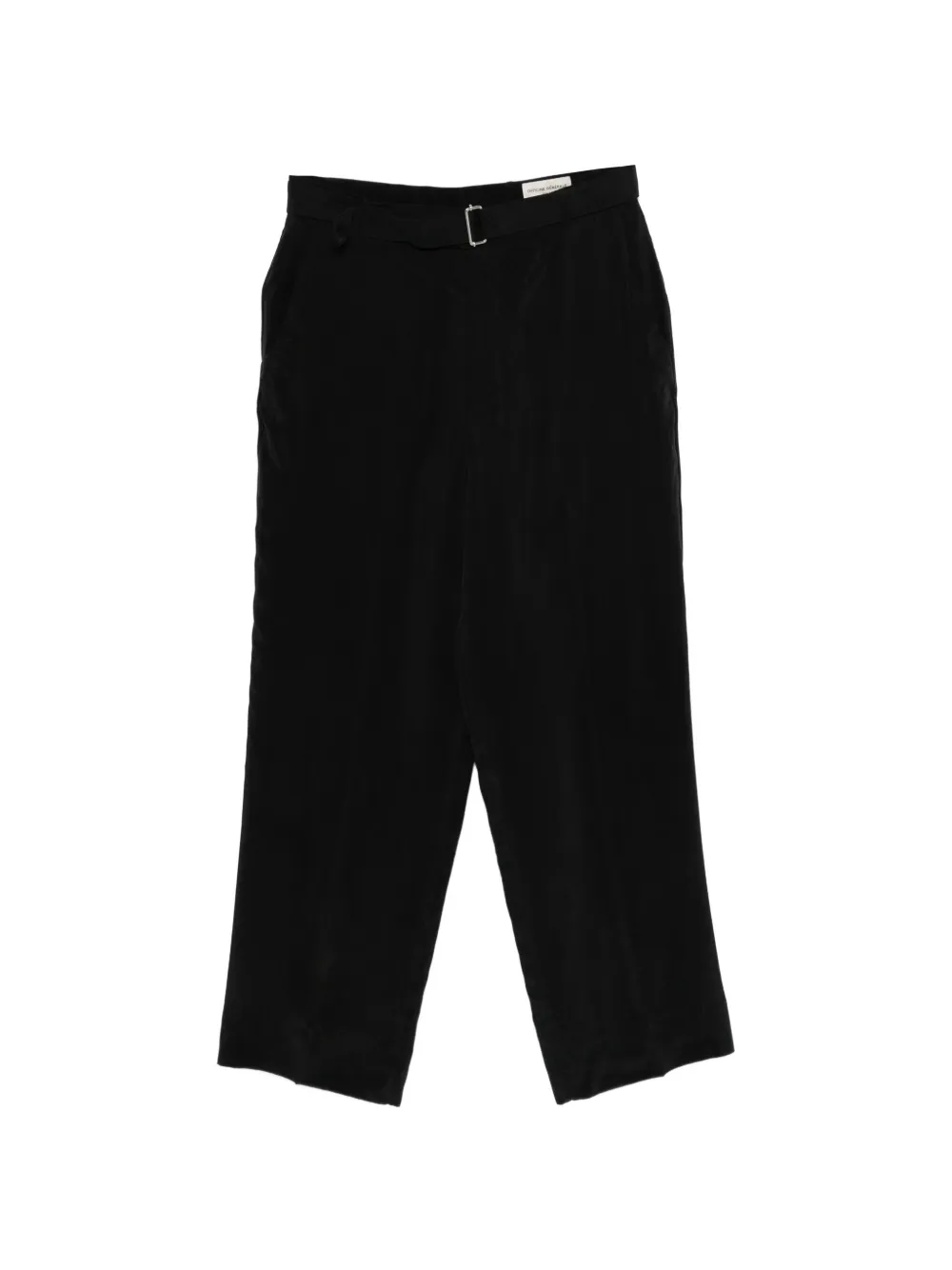 Officine Generale buckle-fastening trousers - Nero