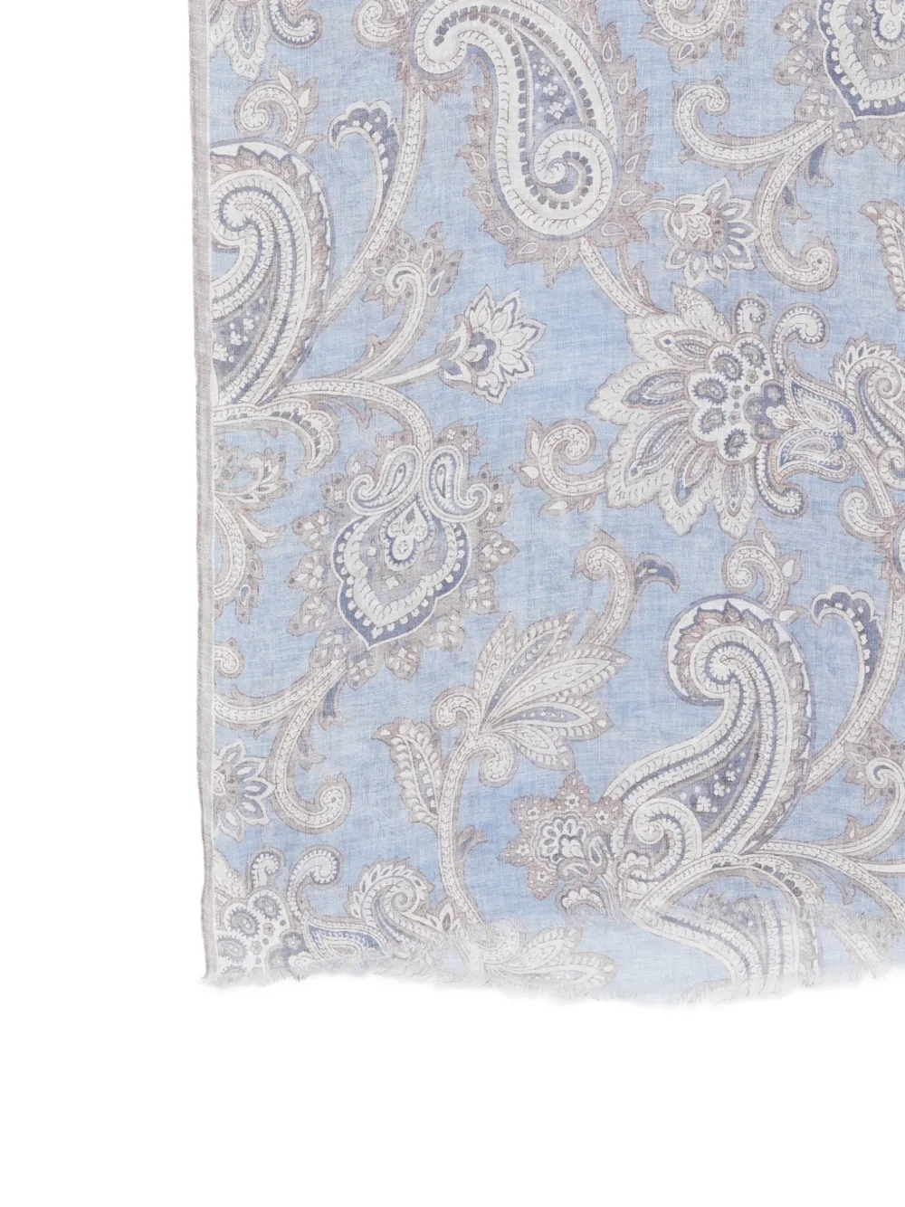 Dell'oglio Sjaal met paisley-print Blauw
