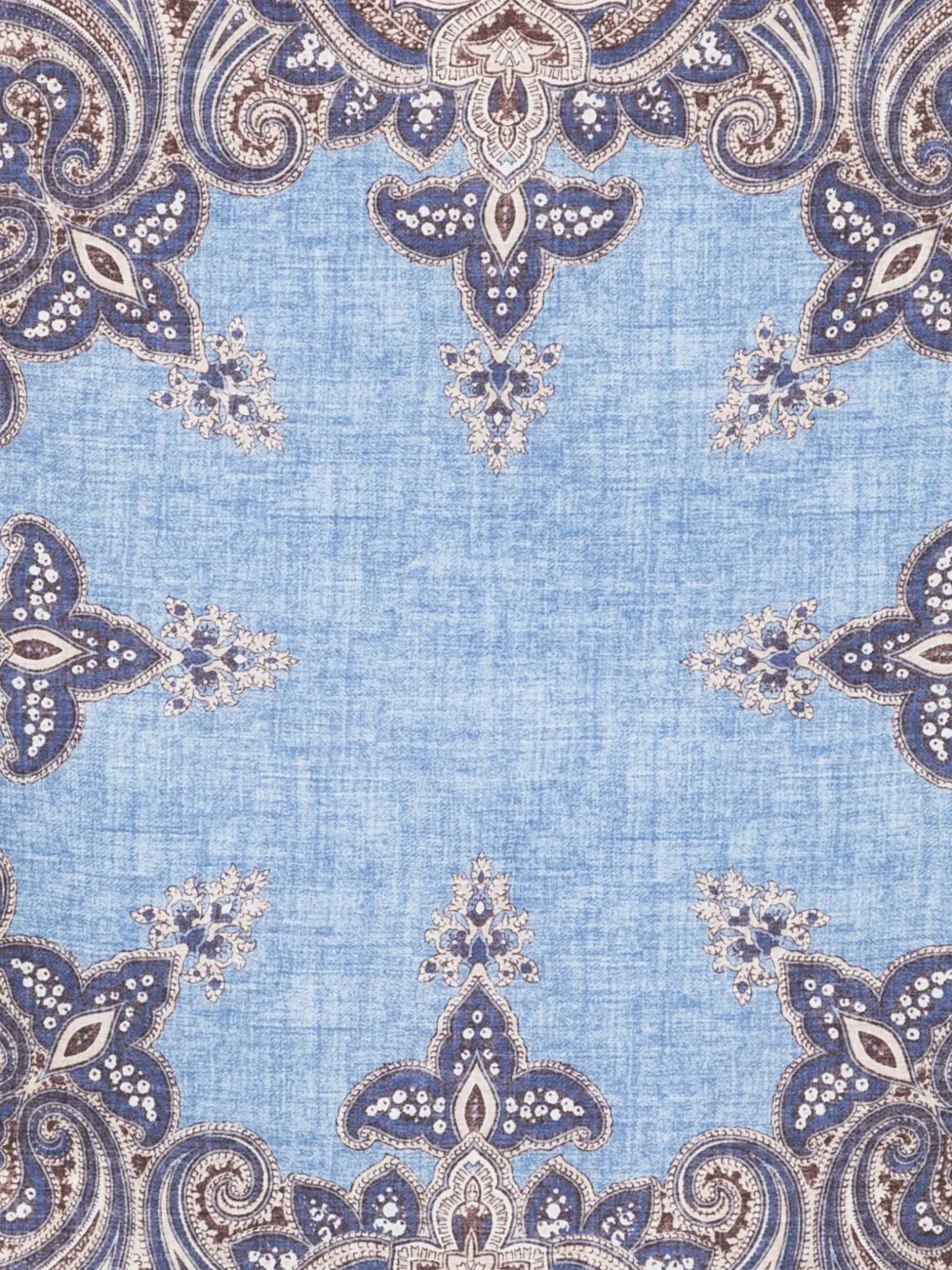 Dell'oglio Sjaal met paisley-print Blauw
