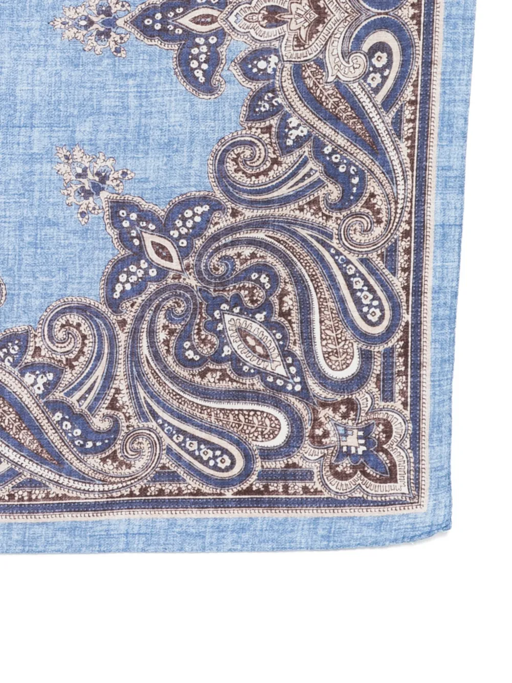 Dell'oglio Sjaal met paisley-print Blauw
