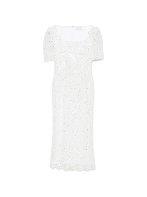 Adamaris sequin-embroidered lace dress