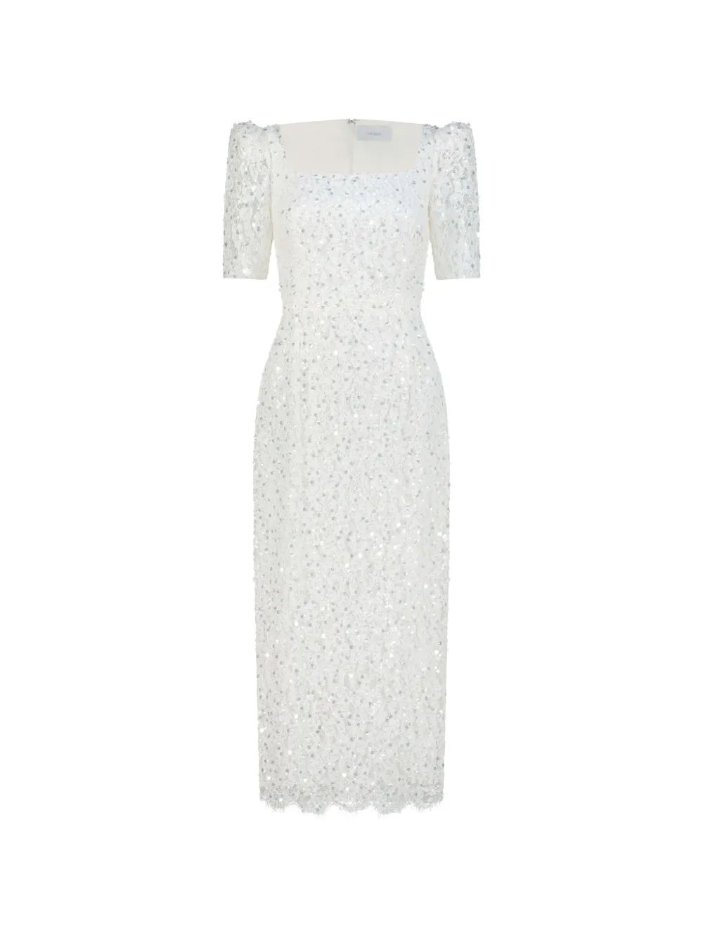 Adamaris sequin-embroidered lace midi dress